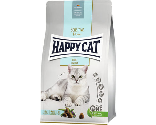 Croquettes pour chats HAPPY CAT Sensitive Adult Light 1,3 kg