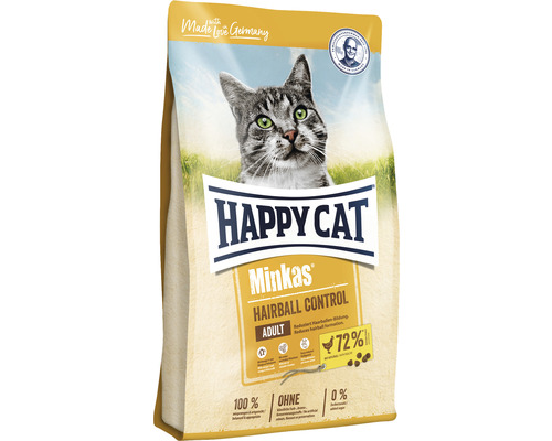 Croquettes pour chats HAPPY CAT Minkas Hairball volaille 4 kg