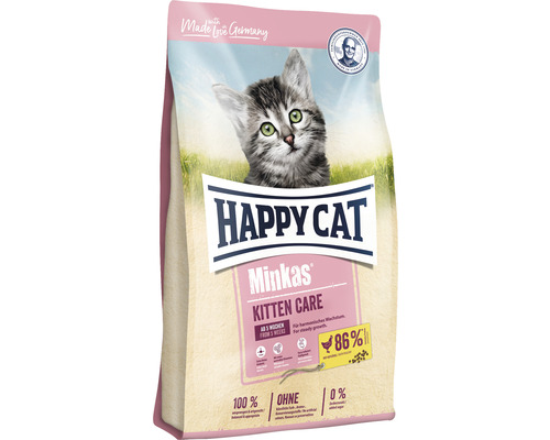 Croquettes pour chats HAPPY CAT Minkas Kitten volaille 500 g