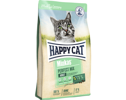 Croquettes pour chats, HAPPY CAT Minkas Perfect Mix 500 g
