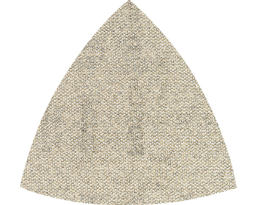 Feuille abrasive pour ponceuse triangulaire delta Bosch, 93x93x93 mm grain 80, non perforé, 50 pièces