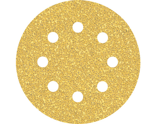 Feuille abrasive pour ponceuse excentrique Bosch, Ø115 mm grain 40, 8 trous, 50 pièces