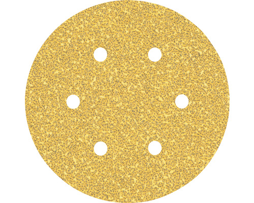 Feuille abrasive pour ponceuse excentrique Bosch, Ø150 mm grain 40, 6 trous, 50 pièces-0