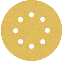 Schleifblatt für Exzenterschleifer Bosch, Ø125 mm, Korn 180, 8-Loch, 50 Stück