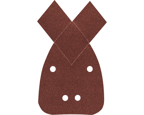 Feuille abrasive pour ponceuse multifonction Bosch,95x135 mm grain 120, 5 pces Papier abrasif pour ponceuse vibrante avec trous