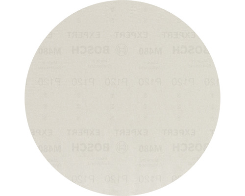 Feuille abrasive pour ponceuse excentrique Bosch, Ø225 mm grain 120, non perforé, 25 pièces