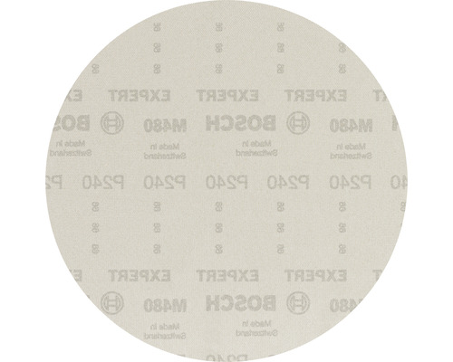 Feuille abrasive pour ponceuse excentrique Bosch, Ø225 mm grain 240, non perforée, 25 pièces