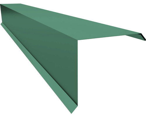 Rive de toit/Angle d'arête PRECIT pour tôle trapézoïdale T18 vert mousse RAL 6005 2000 x 100 x 110 x 0,5 mm