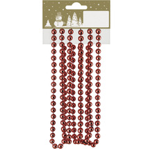 Guirlande décorative avec perles rondes sur un support