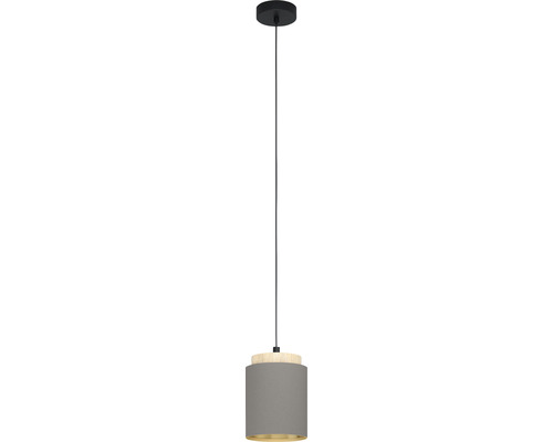 Suspension avec abat-jour en tissu