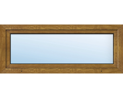 Kellerfenster ARON Basic Kunststoff golden oak 600x400 mm DIN Links