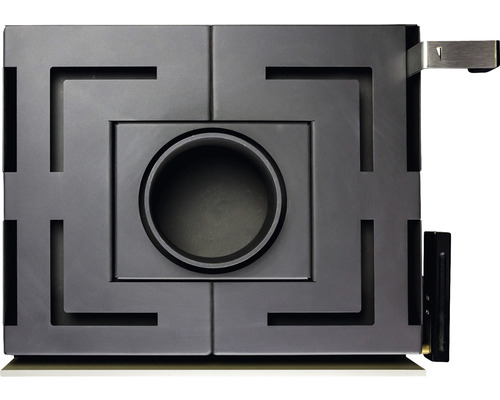 Raccord de poêle avec design géométrique