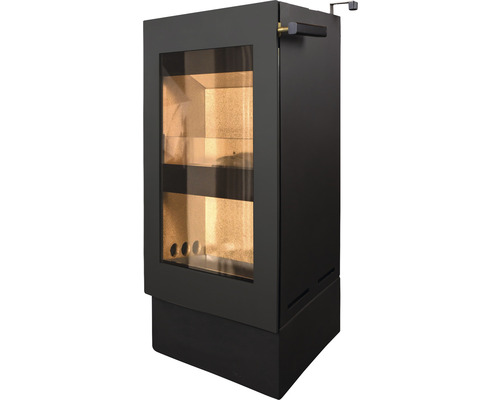 Poêle à bois avec fenêtre