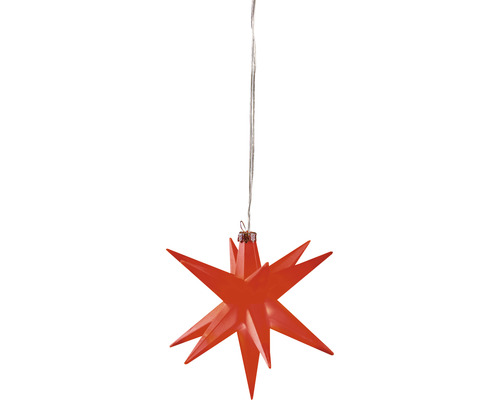 Hängender, sternförmiger Christbaumschmuck