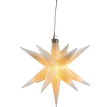 Weihnachtsstern zur Dekoration mit Zuleitung