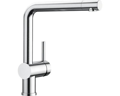 Mitigeur de cuisine Blanco LINUS acier inoxydable brossé DW-6506DL0317 certifié DVGW 526241 Mitigeur de cuisine Blanco LINUS acier inoxydable brossé DW-6506DL0317 certifié DVGW 526241
