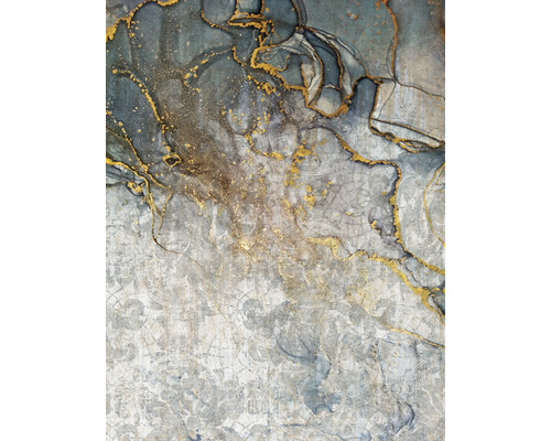 Fototapete Vlies Digitaldruck DD118829 Metropolitan Stories 2 St. Petersburg 2-tlg. 200 x 260 cm Dekoratives Wandpaneel mit abstraktem Marmormuster und goldenen Akzenten.