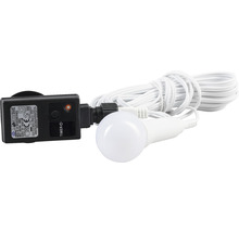 Lichterkette mit Timer und LED-Lampe