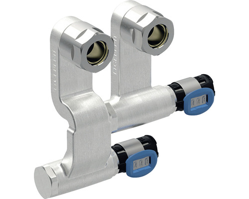 Embout de raccordement FlowFit GEBERIT avance et retour 16 x 15 droit 619460221 Collecteur Tige Reno pour installation de chauffage