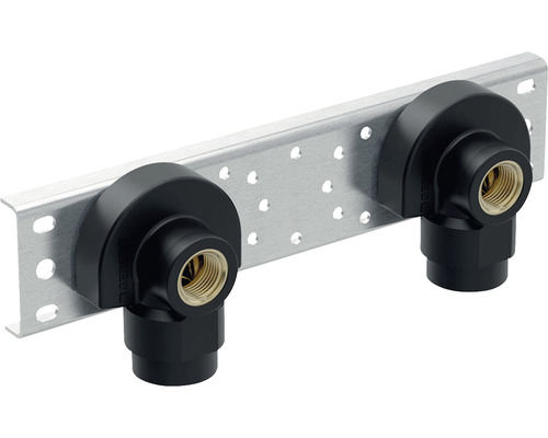 GEBERIT FlowFit Anschlusswinkel 90° für MeplaFix 1/2" x 1/2" Abstand Mitte 15,3 cm L 40 mm 632865002