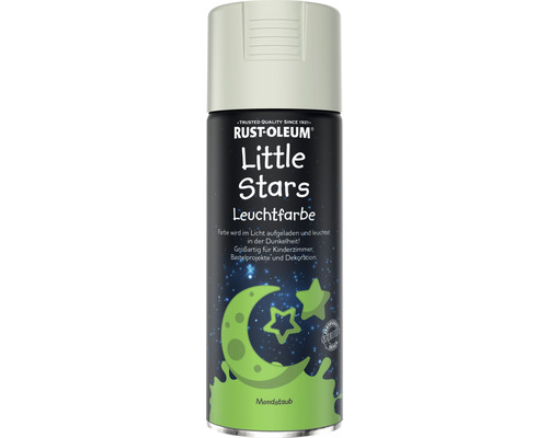 Peinture aérosol phosphorescente Little Stars Mondstaub vert clair 400 ml