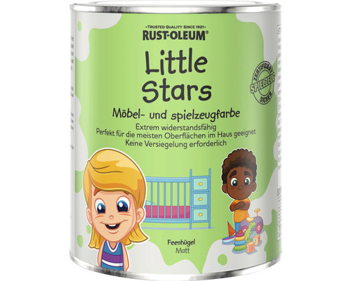 Little Stars Möbelfarbe und Spielzeugfarbe Feenhügel grün 750 ml