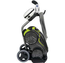 Nettoyeur de piscine avec chariot pour faciliter le stockage et le transport