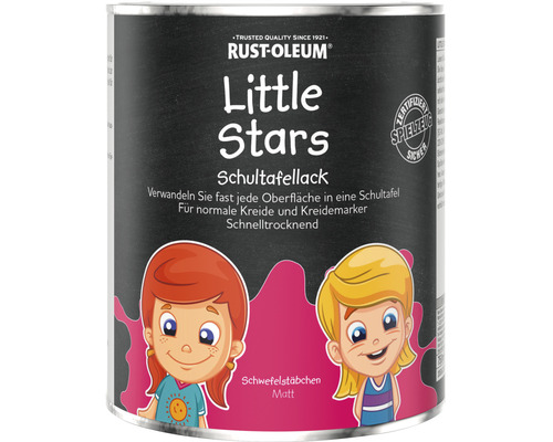 Laque tableau noir Little Stars bâtonnets rose vif 750 ml