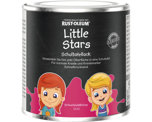 Laque tableau noir Little Stars bâtonnets rose vif 250 ml