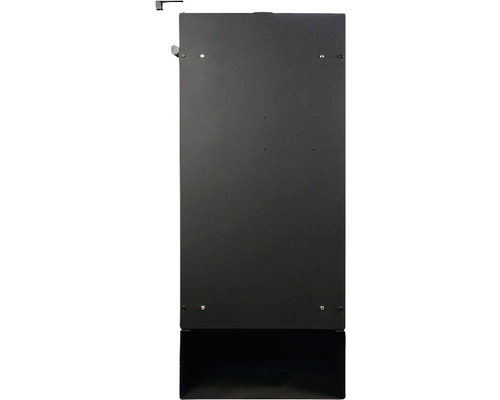 Arrière d''une armoire de toilette avec fixations