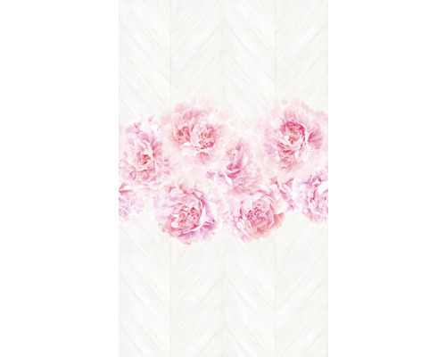 Papier peint panoramique intissé 47260 Smart Art Easy rose blanc 3 pces 159 x 270 cm