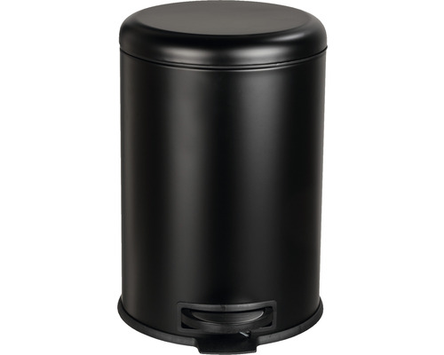 Poubelle à pédale en métal avec couvercle