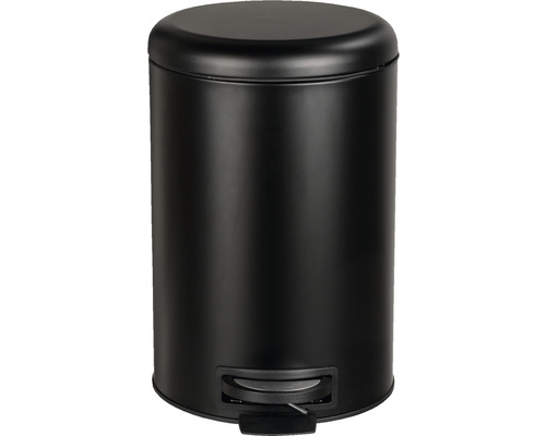 Schwarzer Treteimer für den Haushalt