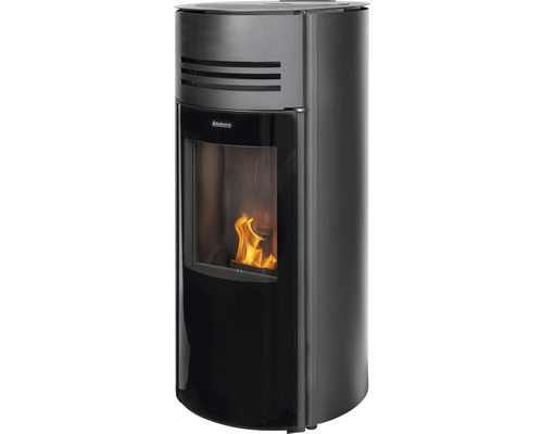 Poêle à pellet Aduro P1 acier noir 8 kW