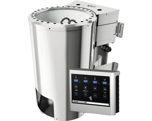 Saunaofen Karibu 3,6 kW mit Externe Steuerung Easy 17152 Saunaofen mit Steuerungseinheit