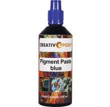 Pâte pigmentée CreativEpoxy pour résine moulée bleu 100 g-thumb-0