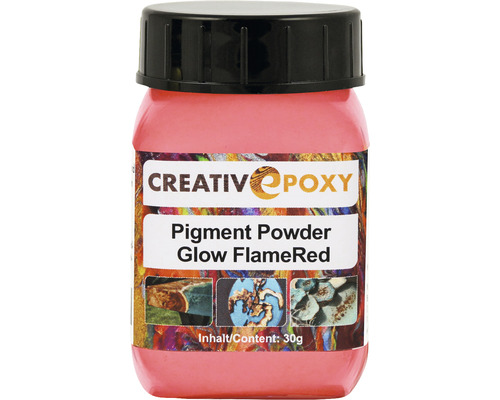 Poudre pigmentée CreativEpoxy pour résine moulée FlameRed rouge 30 g