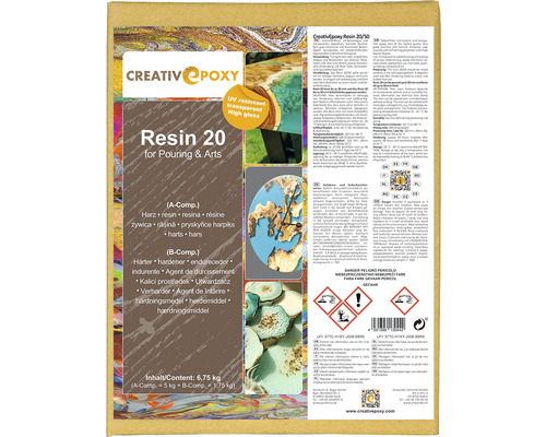 CreativEpoxy Resin 20 Gießharz 6750 g-0