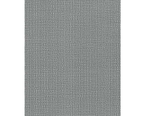 Papier peint intissé 32808 Vintage Deluxe tressage gris argent Papier peint textile gris à structure fine