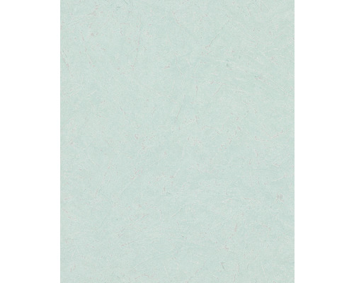Papier peint intissé 32817 Vintage Deluxe uni turquoise argent Papier peint avec structure de marbre