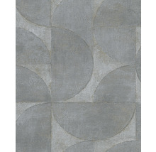 Tapete mit geometrischem Halbkreis-Muster