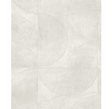 Vliestapete 32824 Vintage Deluxe Kreise silber
