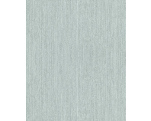 Papier peint intissé 32841 Vintage Deluxe uni turquoise gris Papier peint avec motif à rayures verticales
