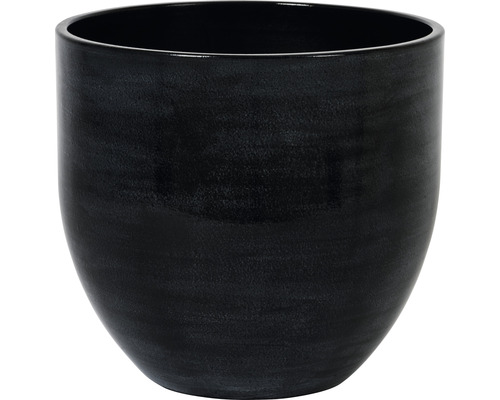 Cache-pot Passion for Pottery Ferry grès cérame Ø 16 cm noir
