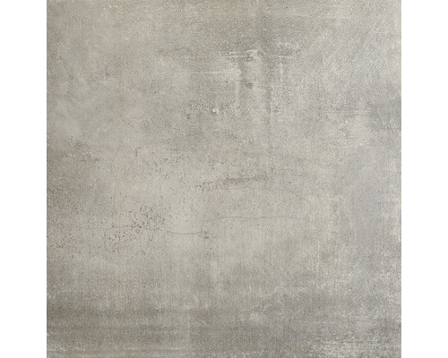 Carrelage sol et mur en grès cérame fin Borkum 60 x 60 cm gris béton