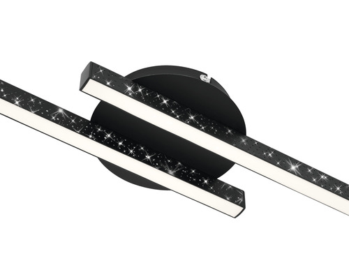 Moderne Deckenleuchte mit LED Streifen und Sternenmuster
