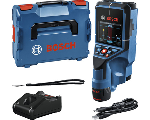 Appareil de localisation Bosch Professional D-Tect 200 C avec batterie GBA 12V (2 Ah) & L-BOXX 136