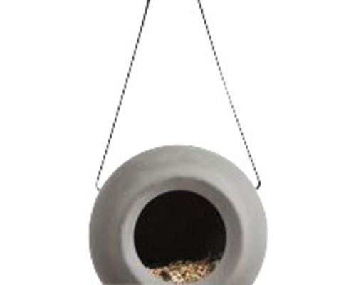 Mangeoire suspendue pour oiseaux avec nourriture