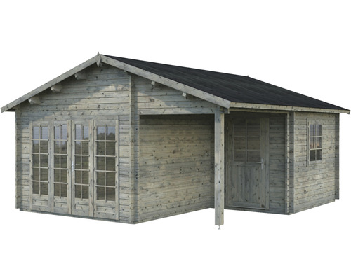 Holz Gartenhaus mit Doppeltür und Vordach