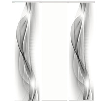 Porte coulissante avec motif abstrait